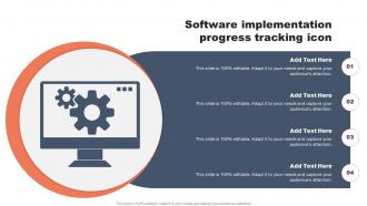 Software Implementation Progress Tracking Icon