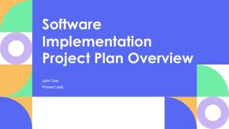 Software Implementation Project Plan Overview PPT Designs AT
