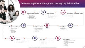 Software Implementation Project Testing Key Deliverables Software Implementation Project Plan