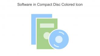 Software In Compact Disc Colored Icon In Powerpoint Pptx Png And Editable Eps Format