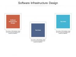 Software infrastructure design ppt powerpoint presentation pictures background designs cpb