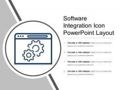 Software Integration Icon Powerpoint Layout