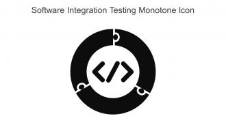 Software Integration Testing Monotone Icon In Powerpoint Pptx Png And Editable Eps Format