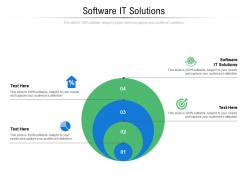 Software it solutions ppt powerpoint presentation ideas background image cpb