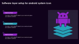 Software Layer Setup For Android System Icon