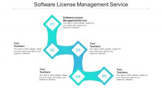 Software license management service ppt powerpoint presentation icon clipart images cpb
