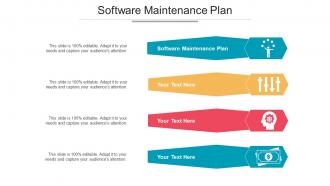 Software Maintenance Plan Ppt Powerpoint Presentation File Slides Cpb
