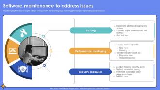 Software Maintenance To Address Issues Storyboard SS