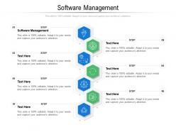 Software management ppt powerpoint presentation icon ideas cpb