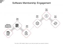 Software membership engagement ppt powerpoint presentation inspiration elements cpb