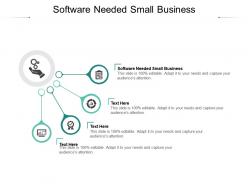 Software needed small business ppt powerpoint presentation slides templates cpb