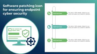 Software Patching Icon For Ensuring Endpoint Cyber Security
