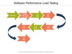 Software performance load testing ppt powerpoint show guidelines cpb
