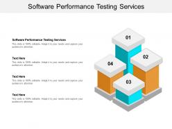 Software performance testing services ppt powerpoint presentation file designs cpb