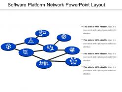 Software platform network powerpoint layout