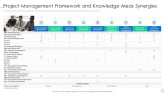 Software process improvement project management framework and knowledge areas synergies