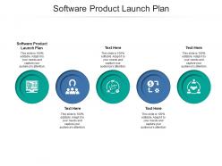 Software product launch plan ppt powerpoint presentation guidelines cpb