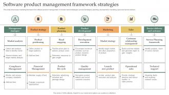 Software Product Management Framework Strategies