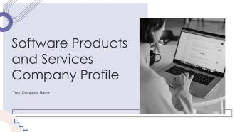 Software Products And Services Company Profile Powerpoint Presentation Slides