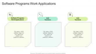 Software Programs Work Applications In Powerpoint And Google Slides Cpb