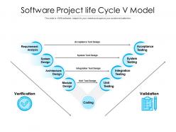 Software project life cycle v model