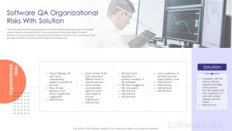 Software QA Organizational Risks With Solution
