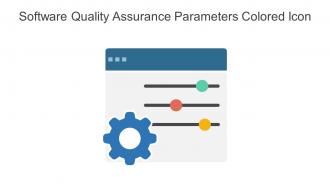Software Quality Assurance Parameters Colored Icon In Powerpoint Pptx Png And Editable Eps Format