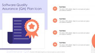 Software Quality Assurance QA Plan Icon
