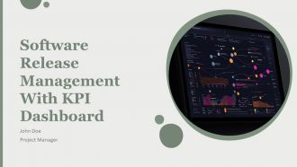 Software Release Management With KPI Dashboard PPT Example AT