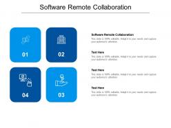 Software remote collaboration ppt powerpoint presentation portfolio file formats cpb