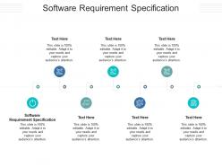 Software requirement specification ppt powerpoint presentation icon brochure cpb