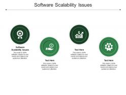 Software scalability issues ppt powerpoint presentation icon layout cpb