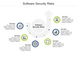 Software security risks ppt powerpoint presentation slides icon cpb