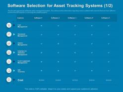 Software Selection For Asset Tracking Systems Volunteer Ppt Powerpoint Presentation Aids