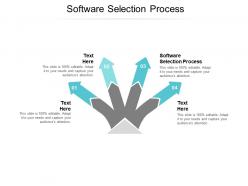 Software selection process ppt powerpoint presentation ideas master slide cpb
