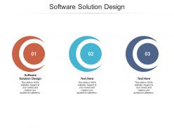 Software solution design ppt powerpoint presentation model inspiration cpb