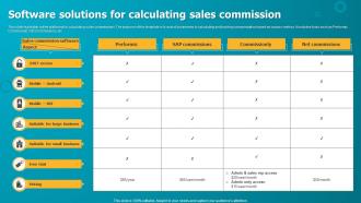 Software Solutions For Calculating Sales Commission