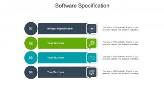 Software specification ppt powerpoint presentation inspiration brochure cpb