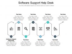 Software support help desk ppt powerpoint presentation file slideshow cpb