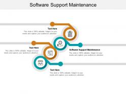 Software support maintenance ppt powerpoint presentation model summary cpb