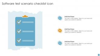 Software Test Scenario Checklist Icon