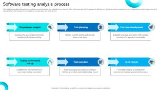 Software Testing Analysis Process