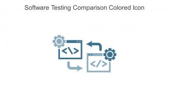 Software Testing Comparison Colored Icon In Powerpoint Pptx Png And Editable Eps Format