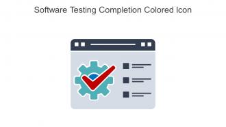 Software Testing Completion Colored Icon In Powerpoint Pptx Png And Editable Eps Format