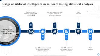 Software Testing For Effective Project Usage Of Artificial Intelligence In Software Testing Statistical Analysis