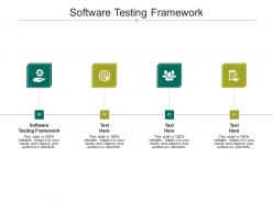 Software testing framework ppt powerpoint presentation gallery information cpb