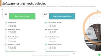 Software Testing Methodologies Technology Development Project Planning