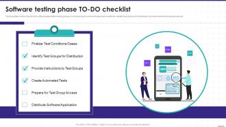 Software Testing Phase To Do Checklist Enterprise Software Playbook