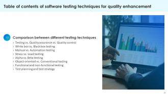 Software Testing Techniques For Quality Enhancement Powerpoint Presentation Slides Colorful Interactive