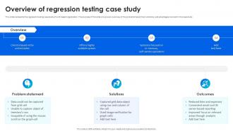 Software Testing Techniques For Quality Overview Of Regression Testing Case Study